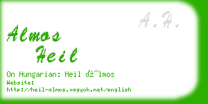 almos heil business card